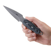 Shrill Titanium Nitride Finish Blade Boot Knife