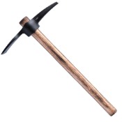 Chogan Mattock Axe - Tennessee Hickory Handle Spike Blade