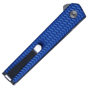 CRKT Microflipper Knife Blue 12C27 Steel