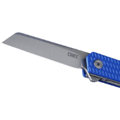 CRKT Microflipper Knife Blue 12C27 Steel