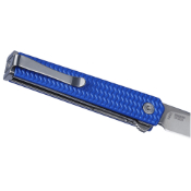 CRKT Microflipper Knife Blue 12C27 Steel