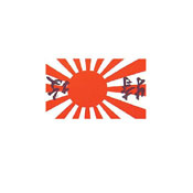 Japan Script Flag