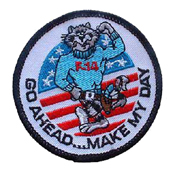 USN Tomcat Go Ahead Patch - 3 Inch