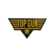 Pusn Top Gold 3 Inch Gun Patch