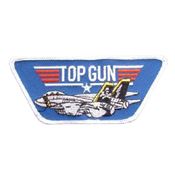 Top Gun With Jet USN Patch