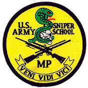 Patch-Army Sniper School