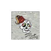 Dan Collins Fezzy Skulls Left Patch