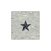 Star 3-D Grey And Black Patch