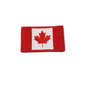 Large Black Canada 3 38 X 2 Inch Iron On Patch