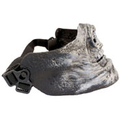 Zombie Skull Half Mask - TPU Plastic