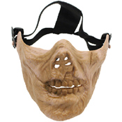 Zombie Skull Half Mask - TPU Plastic