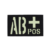 Glow in the Dark AB+ Positive Patch