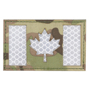 Reflective Canadian Flag Patch