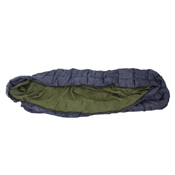 Sleeping Bag w/ Liner - Blue/Green