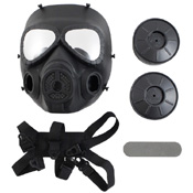 Gear Stock Dual-Fan Airsoft Gas Mask