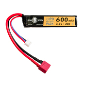 PDW Stick LiPo Battery - 7.4V 600mAh Deans Connector