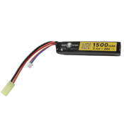 Stick LiPo Battery - 7.4V 1500mAh Mini Tamiya Connector