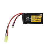 Small Tamiya Connector Brick LiPo Battery - 7.4V 1500mAh