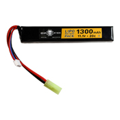 Stick LiPo Battery - 11.1V 1300mAh Small Tamiya Connector