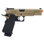 JAG Arms GM4 Black Slide with Tan Frame Gas BB Pistol