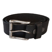 Keldon Pebbled Leather Belt w. Removable Buckle 