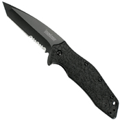 Kuro Black-Oxide Coated Tanto Blade Folding Knife