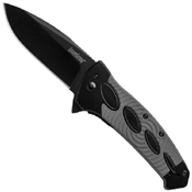 Kershaw 1995 Identity Assisted Flipper  Black Drop Point Blade