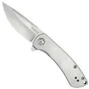 Pico Stonewash & Satin Finish Blade Folding Knife