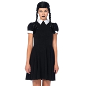 Wednesday Addams Costume (With Wig)