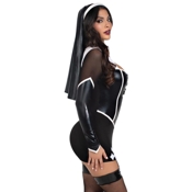 Holy Hottie Nun 2 Piece Costume Set