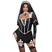 Holy Hottie Nun 2 Piece Costume Set