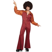 Men's Leisure Suit Disco Costume