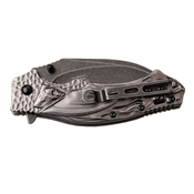Dark Side Blades Aluminum Handle Folding Knife