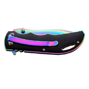 Elk Ridge Stainless Steel Handle w/ Overlay Folding Knife