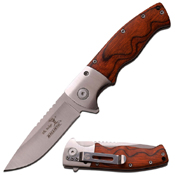 Elk Ridge Wooden Handle Folding Knife