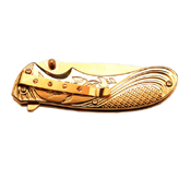 Femme Fatale Ti-Coated Handle Folding Knife