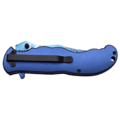 Masters Collection 3D Sculpted Mermaid Art Folding Knife