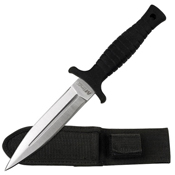 MTech USA Rubber Handle Fixed Blade Knife