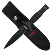 MTech USA Rubber Handle Fixed Blade Knife