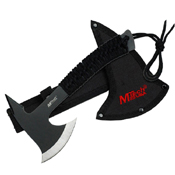 MTech USA Cord Wrapped Handle 3.5mm Thick Blade Black Axe