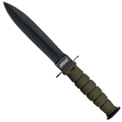 MTech USA Stainless Steel Blade Fixed Knife w/ Nylon Fiber Sheath