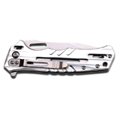 Mtech Folding Knife - Silver Handle