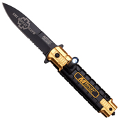 MTech USA Dual Tone Aluminum Handle Folding Knife