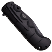 MTech USA A895BS Half Serrated Blade Folding Knife - Black