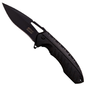 MTech USA Drop Point Folding Blade Knife - Black