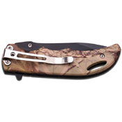 Master USA Spring Assisted Black Blade Folding Knife