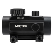 Matrix Military Style 1x30 Illuminated Red/Green Dot Scope with QD Base