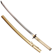 41.25-Inch Carbon Steel Katana - Gold