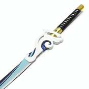 43-Inch Blue Anime Katana