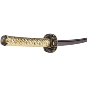 41-Inch Gold Damascus Wrapped Katana w/ Gift Box